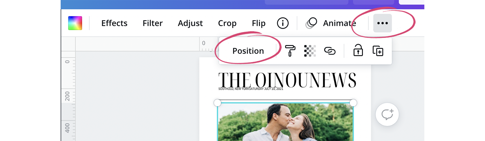 position